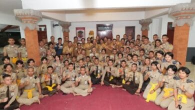 Bupati dan Wakil Bupati Badung Kunjungi Praja IPDN Asal Bali