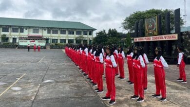 Calon Paskibraka Tabanan jalani latihan di Rindam Udayana jelang puncak peringatan detik-detik proklamasi