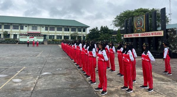 Calon Paskibraka Tabanan jalani latihan di Rindam Udayana jelang puncak peringatan detik-detik proklamasi