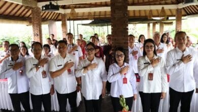 Foto bersama usai rakor Posyandu Bidang Kesehatan