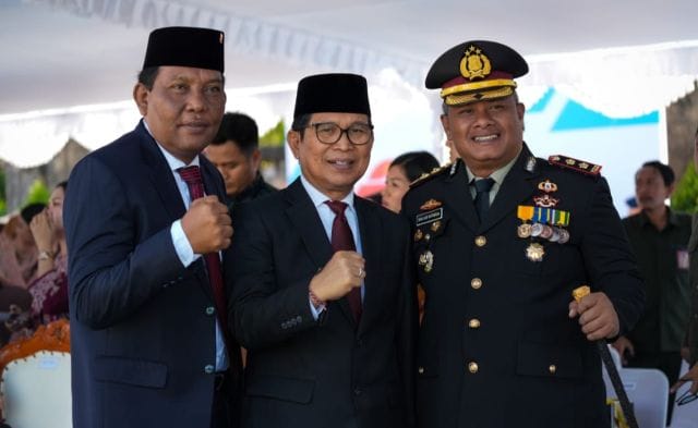 Hadiri HUT Ke-79 Bhayangkara, Bupati Adi Arnawa Berikan Apresiasi Atas Sinergitas Polri Dengan Masyarakat