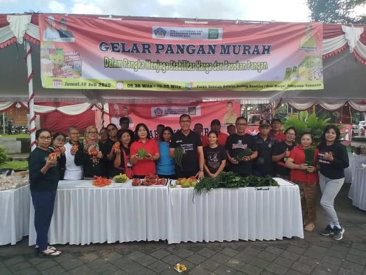 Pemkab Tabanan gelar pasar pangan murah tekan laju inflasi