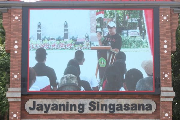 Lapangan Alit Saputra kini dilengkapi videotron