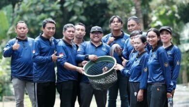 Panen perdana lele di kolam milik Lapas Tabanan