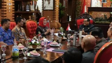 Bupati Sanjaya menerima kunjungan Kakanwil Kemenkumham Provinsi Bali