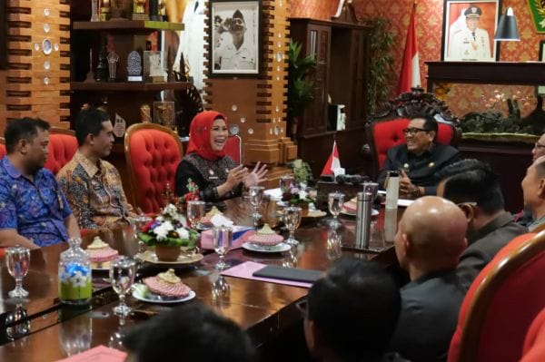 Bupati Sanjaya menerima kunjungan Kakanwil Kemenkumham Provinsi Bali