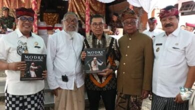 Menteri Kebudayaan Fadly Zon saat berkunjung ke Tabanan