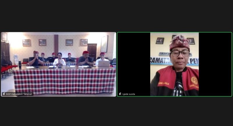 Pelatihan pendataan dan pengisian data berbasis aplikasi resmi digelar secara daring dan diikuti Tim Pokja Data Desa Presisi