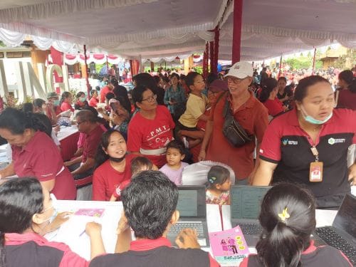 Masyarakat Tabanan antusias mengikuti cek kesehatan gratis