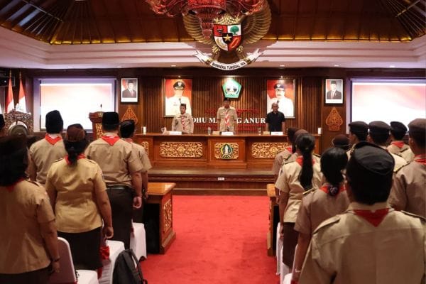 Sekretaris Daerah Kabupaten Tabanan, I Gede Susila, mewakili Bupati Tabanan menghadiri Musyawarah Cabang (Muscab) Gerakan Pramuka Tabanan Tahun 2025