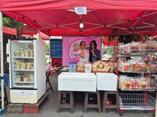 UMKM Tabanan juga kecipratan rejeki saat Lomba Gong kebyar Wanita se Kabupaten Tabanan