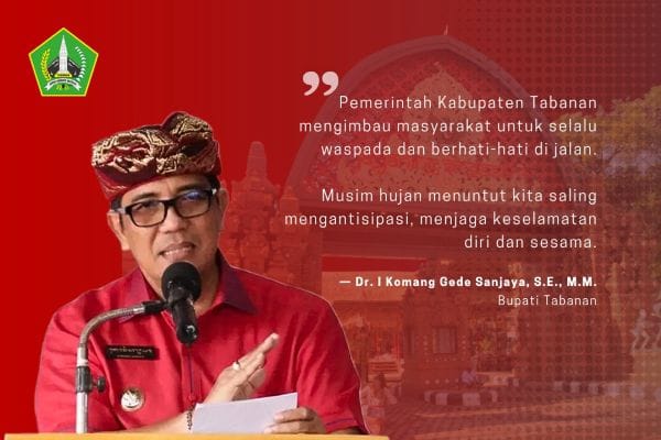 Bupati Tabanan I Komang Gede Sanjaya