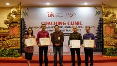 Kabupaten Tabanan masuk sebagai Finalis Kategori Pemerintah Daerah dengan Program Literasi Keuangan Terbaik Level Kabupaten dari OJK