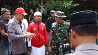 Wabup Made Dirga turun langsung ke lokasi bencana di Banjar Kuwum Ancak, Desa Kuwum Marga