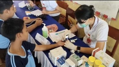 Dinas Kesehatan Tabanan melakukan pemeriksaan gratis bagi anak-anak sekolah