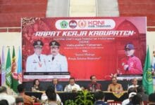 Rakerkab KONI Tabanan membahas program selama tahun 2026