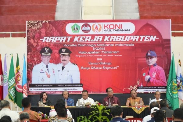 Rakerkab KONI Tabanan membahas program selama tahun 2026