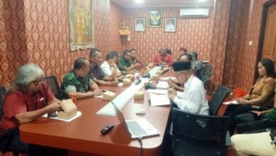 Rapat koordinasi penyusunan Seruan Bersama jelang Hari Suci Nyepi Tahun Caka 1948 dan Malam Takbiran Idul Fitri