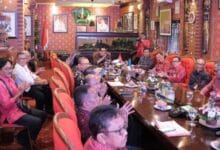 Rapat realisasi program Tabanan Terang dipimpin Bupati Tabanan, I Komang Gede Sanjaya,didampingi Sekda serta Kepala OPD terkait, dan dirangkaikan uji sinar lampu sebagai bagian dari