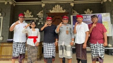 Tim Diskominfo Tabanan saat melaksanakan kegiatan Monitoring dan Evaluasi Keterbukaan Informasi Publik (KIP) serta Apresiasi Desa Tahun 2026 