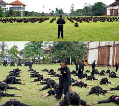 Wakil Bupati Badung Bagus Alit Sucipta secara resmi membuka Danur Dara Kenaikan Tingkat Persatuan Pencak Silat Bakti Negara Se-Bali