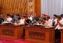 Wakil Bupati Tabanan, I Made Dirga mewakili Bupati Tabanan menghadiri Rapat Koordinasi Persiapan Perluasan Piloting Digitalisasi Bantuan Sosial bersama Pemerintah Provinsi Bali