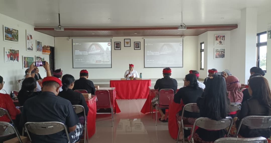 Badan Riset dan Inovasi Daerah (BRIDA) Kabupaten Tabanan menggelar Rapat Forum Perangkat Daerah