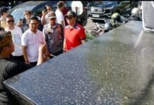 Bupati Adi Arnawa meninjau Aksi Percepatan Pengelolaan Sampah Berbasis Sumber di Kecamatan Kuta Utara