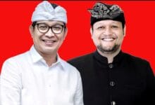 Bupati Badung I Wayan Adi Arnawa dan Wakil Bupati Badung Bagus Alit Sucipta