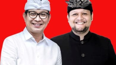 Bupati Badung I Wayan Adi Arnawa dan Wakil Bupati Badung Bagus Alit Sucipta