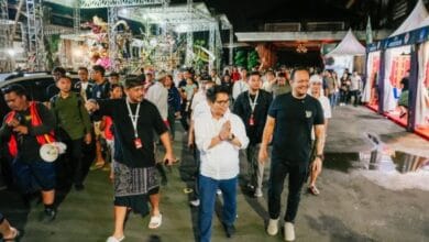 Bupati Wayan Adi Arnawa saat hadir di Badung Caka Fest Tahun 2026, Puspem Badung