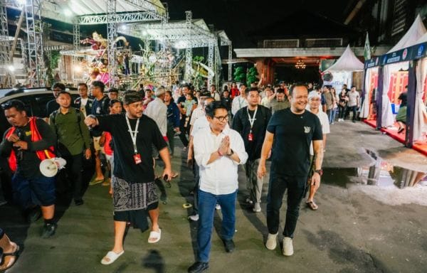 Bupati Wayan Adi Arnawa saat hadir di Badung Caka Fest Tahun 2026, Puspem Badung