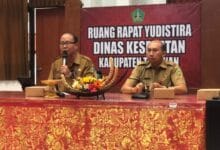 Pertemuan Tim Percepatan Penanggulangan Tuberkulosis Kabupaten Tabanan, di Ruang Pertemuan Yudistira Dinas Kesehatan