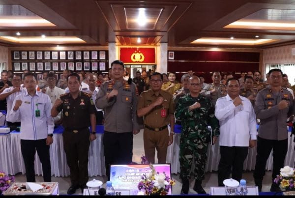 Rapat Koordinasi Lintas Sektoral Operasi Ketupat Agung Tahun 2026 yang dipimpin langsung oleh Kapolres Tabanan di Mapolres Tabanan