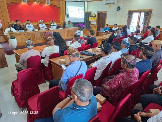 Bupati Badung I Wayan Adi Arnawa, menghadiri Sosialisasi Penataan Taman Desa Sangeh