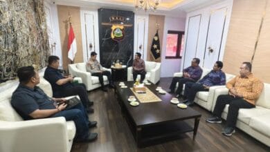 Pansus TRAP DPRD bali saat audiensi dengan Kapolda Bali