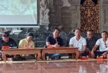 Anom Gumanti menghadiri kegiatan sosialisasi rencana pembangunan Museum Taman Perdamaian Bali yang dilaksanakan di Balai Banjar Pengabetan Kuta
