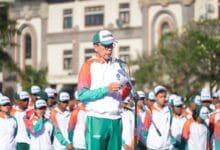 Kepala Disdikpora Badung, I Gusti Made Dwipayana melaporkan kesiapan Badung menghadapi Porjar Provinsi Bali 2026