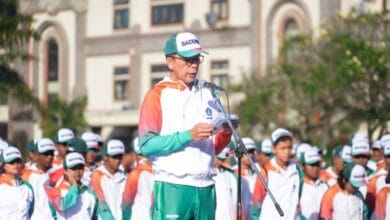 Kepala Disdikpora Badung, I Gusti Made Dwipayana melaporkan kesiapan Badung menghadapi Porjar Provinsi Bali 2026
