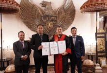 Kuliah Umum & Penghargaan Dies Natalis Universitas Mahendradata ke-63 yang diselenggarakan di The Sukarno Center Tampaksiring, Gianyar, Bali