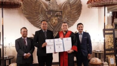 Kuliah Umum & Penghargaan Dies Natalis Universitas Mahendradata ke-63 yang diselenggarakan di The Sukarno Center Tampaksiring, Gianyar, Bali