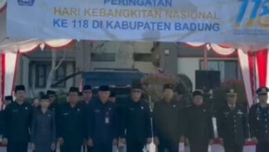 Pimpinan DPRD Badung menghadiri apel peringatan Hut Hari Kebangkitan Nasional