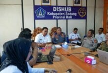 Rapat koordinasi mematangkan rekayasa lalu lintas di kawasan Pecatu, Kecamatan Kuta Selatan