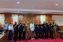 Pansus DPRD Kabupaten Badung yang membahas Rancangan Peraturan Daerah tentang Penyertaan Modal Daerah kepada Perseroan Terbatas Penjaminan Kredit Daerah Bali Mandara