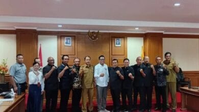Pansus DPRD Kabupaten Badung yang membahas Rancangan Peraturan Daerah tentang Penyertaan Modal Daerah kepada Perseroan Terbatas Penjaminan Kredit Daerah Bali Mandara