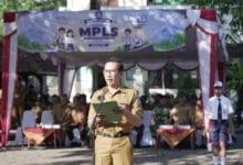 Kepala Disdikpora Badung, I Gusti Made Dwipayana saat membuka MPLS Ramah 2026-2027