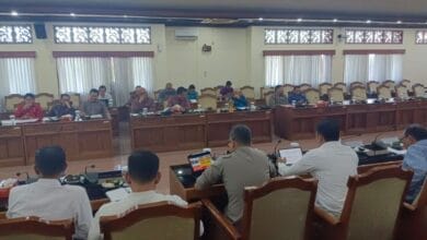 Rapat Komisi I DPRD Provinsi Bali membahas pengamanan Bali seiring meningkatkan angka kriminalitas