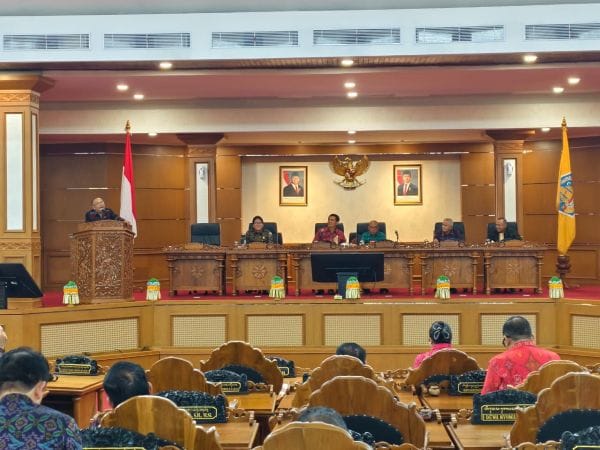 Rapat paripurna DPRD Bali pembahasan Raperda Pertanggungjawaban Pelaksanaan APBD 2025 dalam Rapat Paripurna DPRD Provinsi Bali