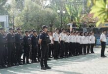 Satgas Patroli Dharma Dewata ini saat dikukuhkan oleh Direktur Jenderal Imigrasi, Hendarsam Marantoko
