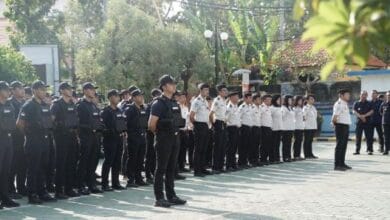 Satgas Patroli Dharma Dewata ini saat dikukuhkan oleh Direktur Jenderal Imigrasi, Hendarsam Marantoko